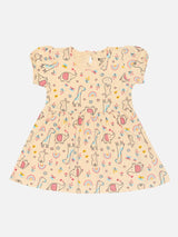 Bodycare Girls Frock Solid - Baby Banana