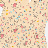 Bodycare Girls Frock Solid - Baby Banana
