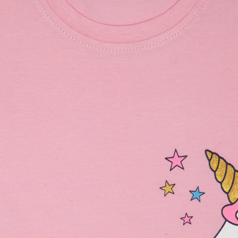 Bodycare Girls Night Suit - Pink Baby