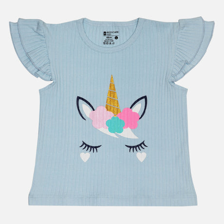 Bodycare Girls Night Suit - Pastel