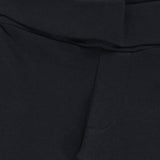Close-up of black kids' innerwear fabric with soft, comfortable stitching detail