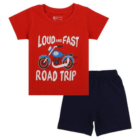 Bodycare Boys Cotton Sets Round Neck Half Sleeves