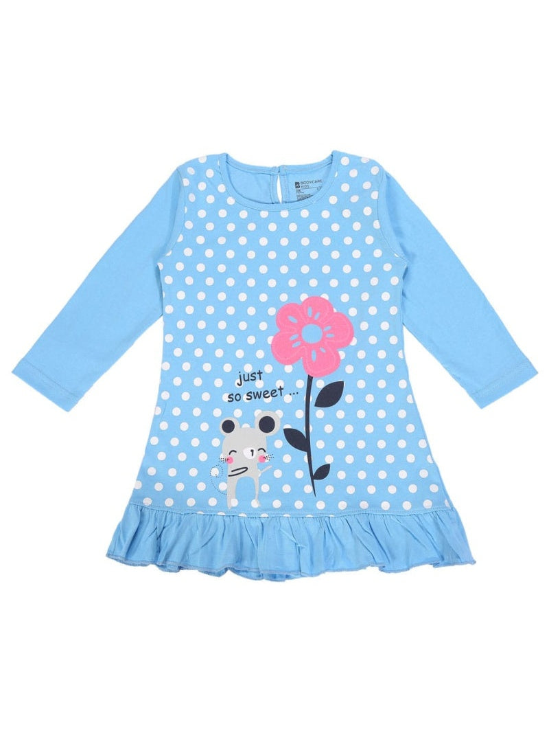 Bodycare Girls Cotton Frock Kanthi Open Full Sleeves