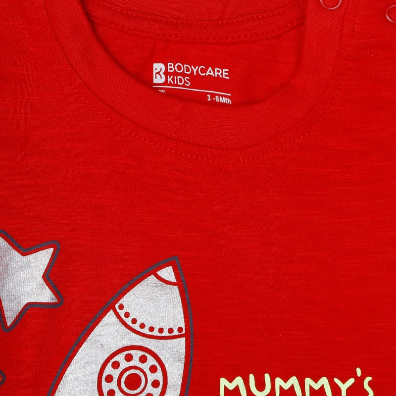 Bodycare Boys Cotton Round Neck Half Sleeves T-Shirt