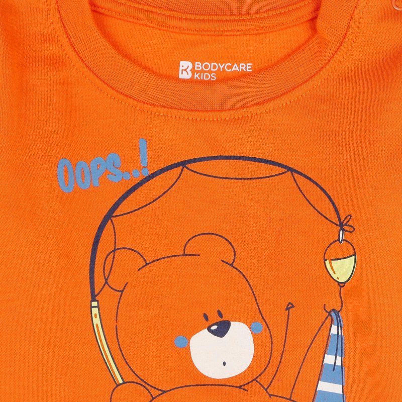 Baby Boys T-Shirt Round Neck Full Sleeves - Bodycare