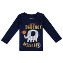 Baby Boys T-Shirt Round Neck Full Sleeves - Bodycare