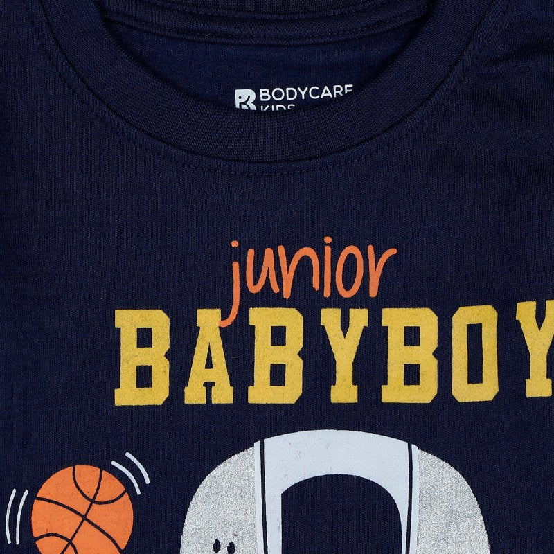 Baby Boys T-Shirt Round Neck Full Sleeves - Bodycare