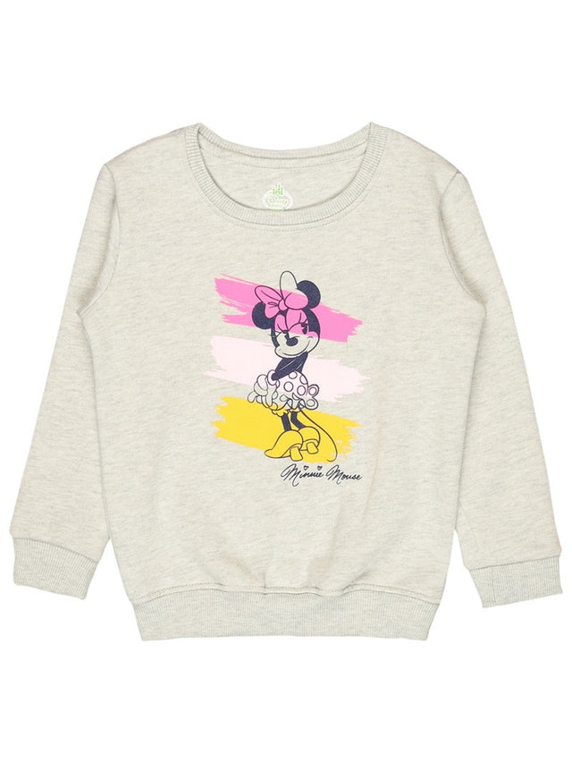Baby Girls Minnie & Friends Sweatshirt Round Neck Full Sleeves - Bodycare