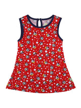 Bodycare Minnie & Friends Girls Cotton Frock Round Neck Half Sleeves