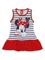 Bodycare Minnie & Friends Girls Cotton Frock Round Neck Sleeveless