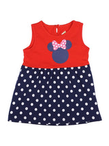 Bodycare Minnie & Friends Girls Cotton Frock Round Neck Sleeveless