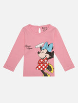 Bodycare Minnie & Friends Girls Tshirt Solid - Dark Pink