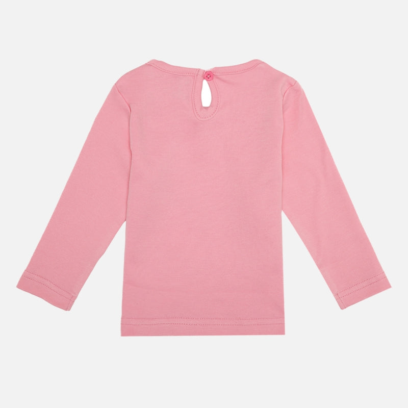 Bodycare Minnie & Friends Girls Tshirt Solid - Dark Pink