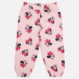 Baby Girls French Terry Printed Track Pant with Regular Fit for Casual Wear, Lounge Comfort and Easy Movement