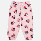 Baby Girls French Terry Printed Track Pant with Regular Fit for Casual Wear, Lounge Comfort and Easy Movement