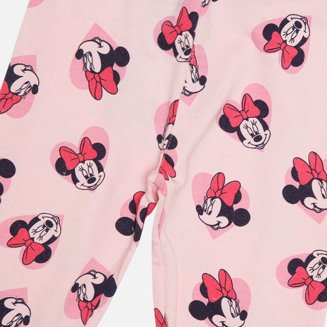 Baby Girls French Terry Printed Track Pant with Regular Fit for Casual Wear, Lounge Comfort and Easy Movement