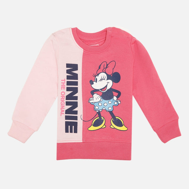 Girls Printed Cotton Full Sleeves Sweatshirt for Casual Winter Wear, Cozy Comfort and Easy Layering - Pack of 1