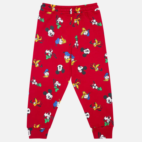 Bodycare Mickey & Friends Boys Trackpant - Red Crimson