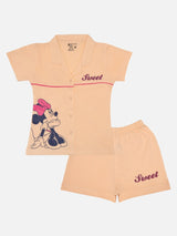 Bodycare Minnie & Friends Girls Set - Peach Nice