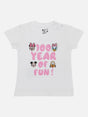 Baby Girls Minnie & Friends 100% Cotton T-Shirt Round Neck Half Sleeves - Bodycare