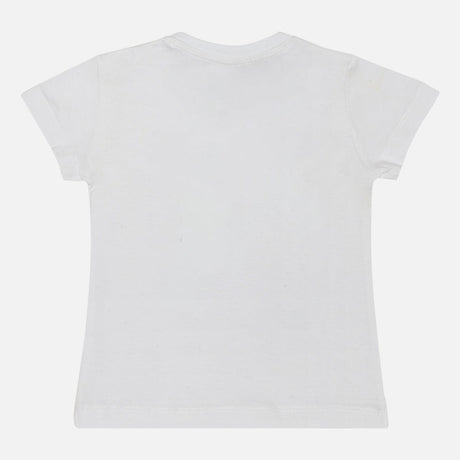 Baby Girls Minnie & Friends 100% Cotton T-Shirt Round Neck Half Sleeves