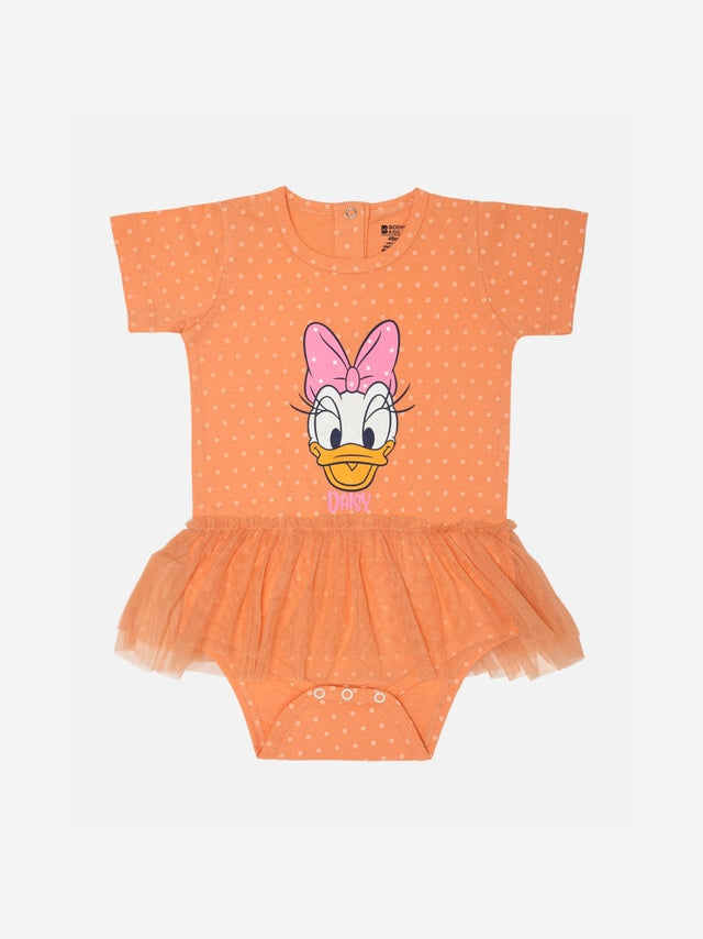 Girls 100% Cotton Romper Round Neck Half Sleeves - Bodycare
