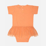 Girls 100% Cotton Romper Round Neck Half Sleeves - Bodycare
