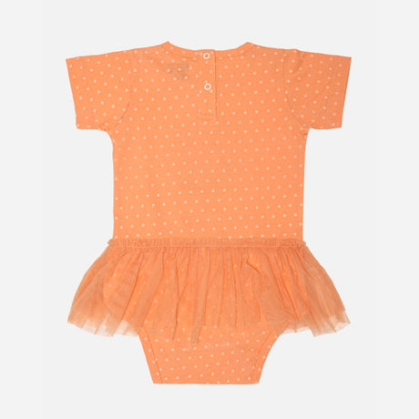 Girls 100% Cotton Romper Round Neck Half Sleeves