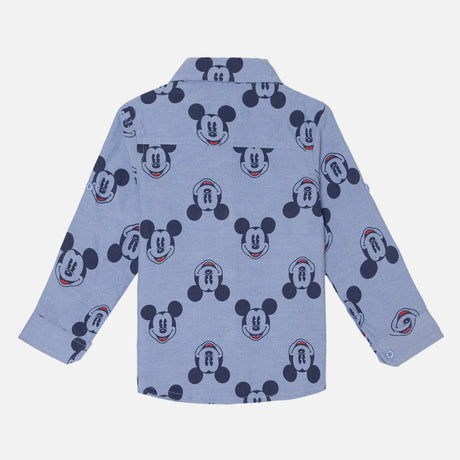 Bodycare Mickey & Friends Boys Shirt - Sky Blue