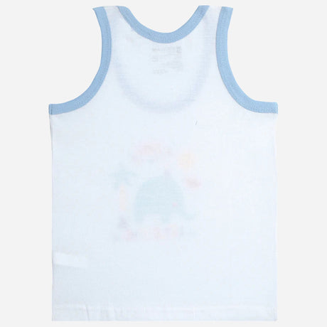 Bodycare Boys Cotton Vest Round Neck Sleeveless Solid Pack Of 6