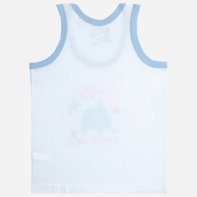 Baby Boys Vest Round Neck Sleeveless Pack of 6 - Bodycare