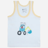 Baby Boys Vest Round Neck Sleeveless Pack of 6