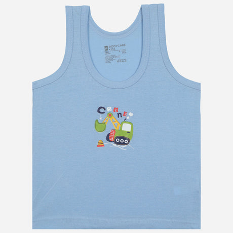 Baby Boys Vest Round Neck Sleeveless Pack of 3