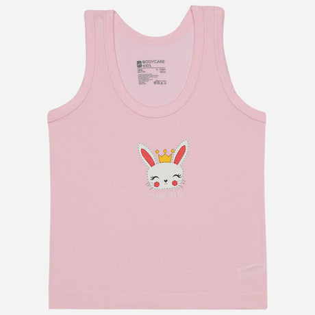 Bodycare Boys Cotton Vest Round Neck Sleeveless Solid Pack Of 6