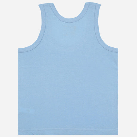 Bodycare Boys Cotton Vest Round Neck Sleeveless Solid Pack Of 6