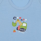 Bodycare Boys Cotton Vest Round Neck Sleeveless Solid Pack Of 6