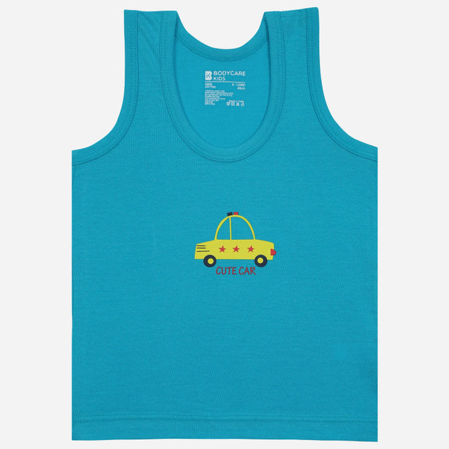 Baby Boys Vest Round Neck Sleeveless Pack of 6 - Bodycare