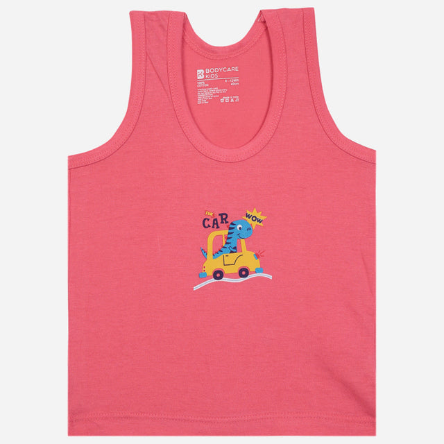 Baby Boys Vest Round Neck Sleeveless Pack of 6 - Bodycare