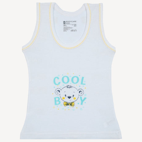 Baby Boys Vest Round Neck Sleeveless Pack of 3
