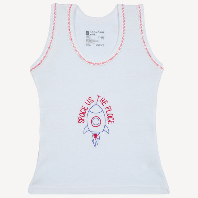 Baby Boys Vest Round Neck Sleeveless Pack of 3 - Bodycare