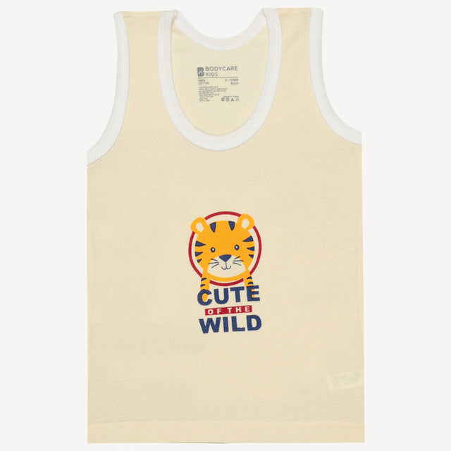 Baby Boys Vest Round Neck Sleeveless Pack of 3 - Bodycare
