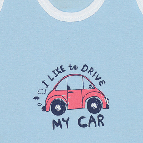 Baby Boys Vest Round Neck Sleeveless Pack of 3