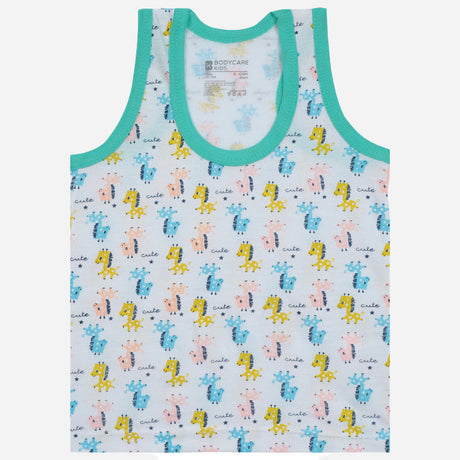 Boys Vest Round Neck Sleeveless Pack of 3