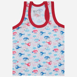 Baby Boys Vest Round Neck Sleeveless Pack of 6