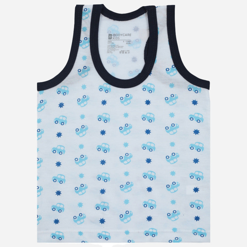 Baby Boys Vest Round Neck Sleeveless Pack of 6