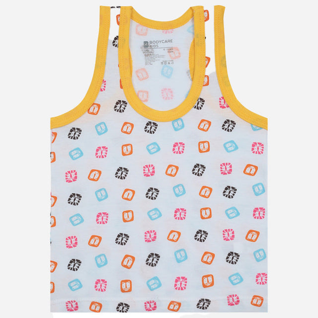 Baby Boys Vest Round Neck Sleeveless Pack of 6 - Bodycare