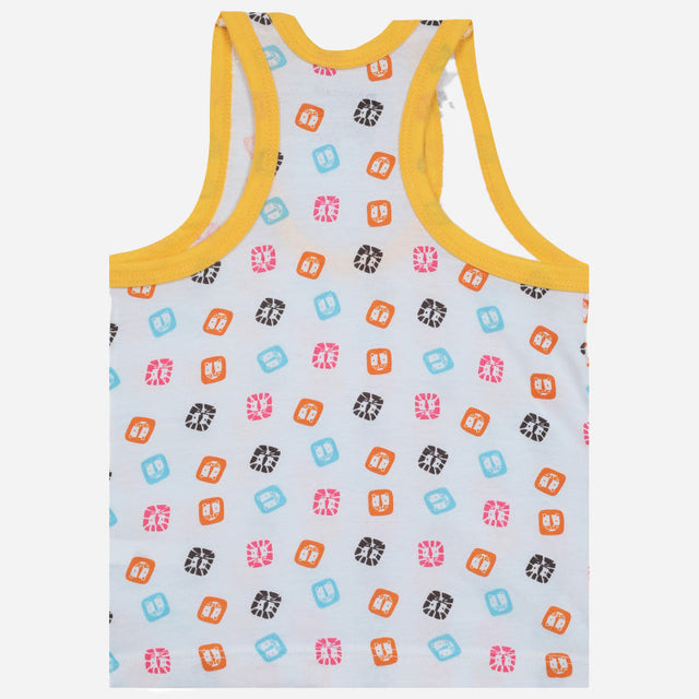 Baby Boys Vest Round Neck Sleeveless Pack of 6 - Bodycare