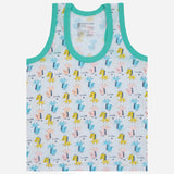 Baby Boys Vest Round Neck Sleeveless Pack of 6