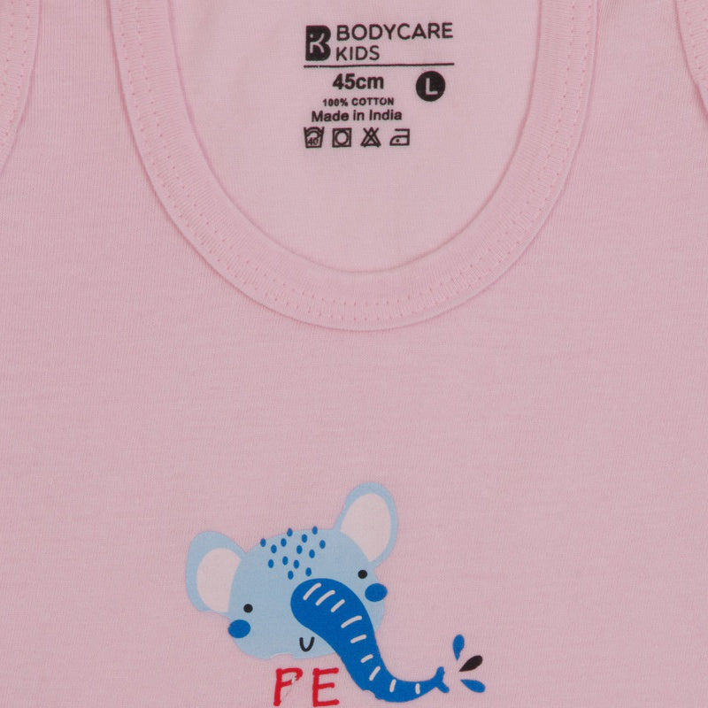 Baby Boys Cotton Vest Round Neck Sleeveless Pack of 5 - Bodycare