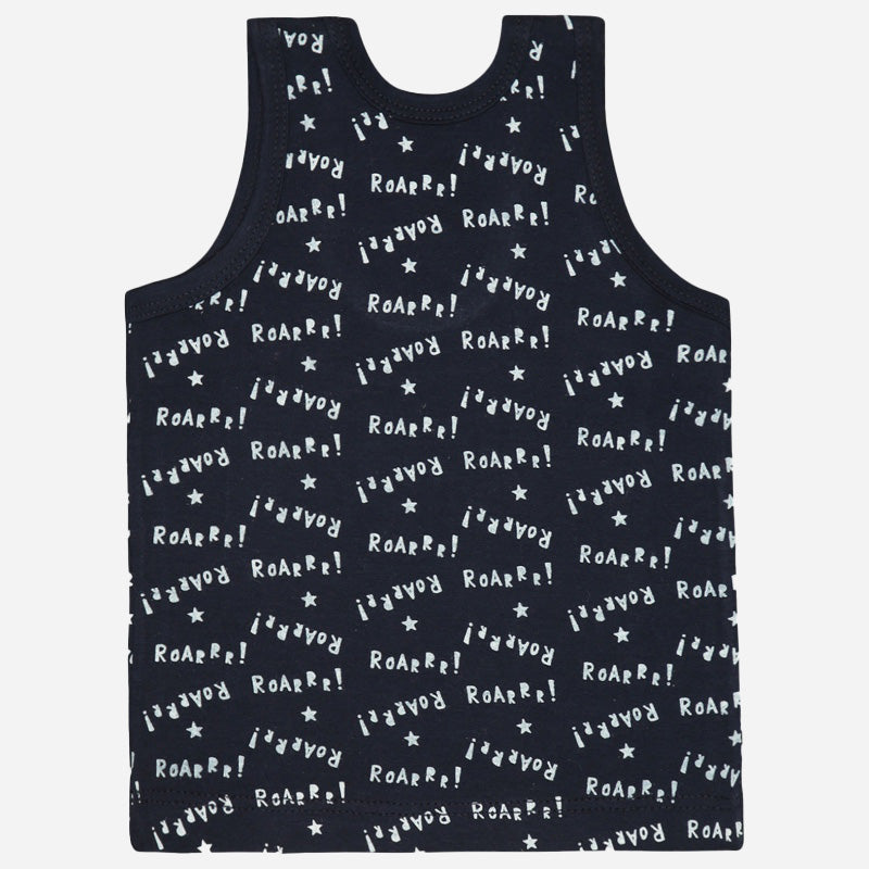 Baby Boys 100% Cotton Vest Round Neck Sleeveless Pack of 5 - Bodycare